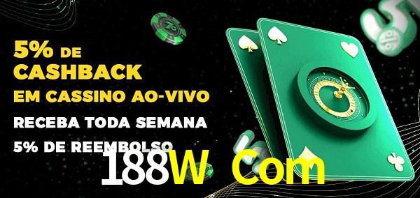 Promoções do cassino ao Vivo 188W Com